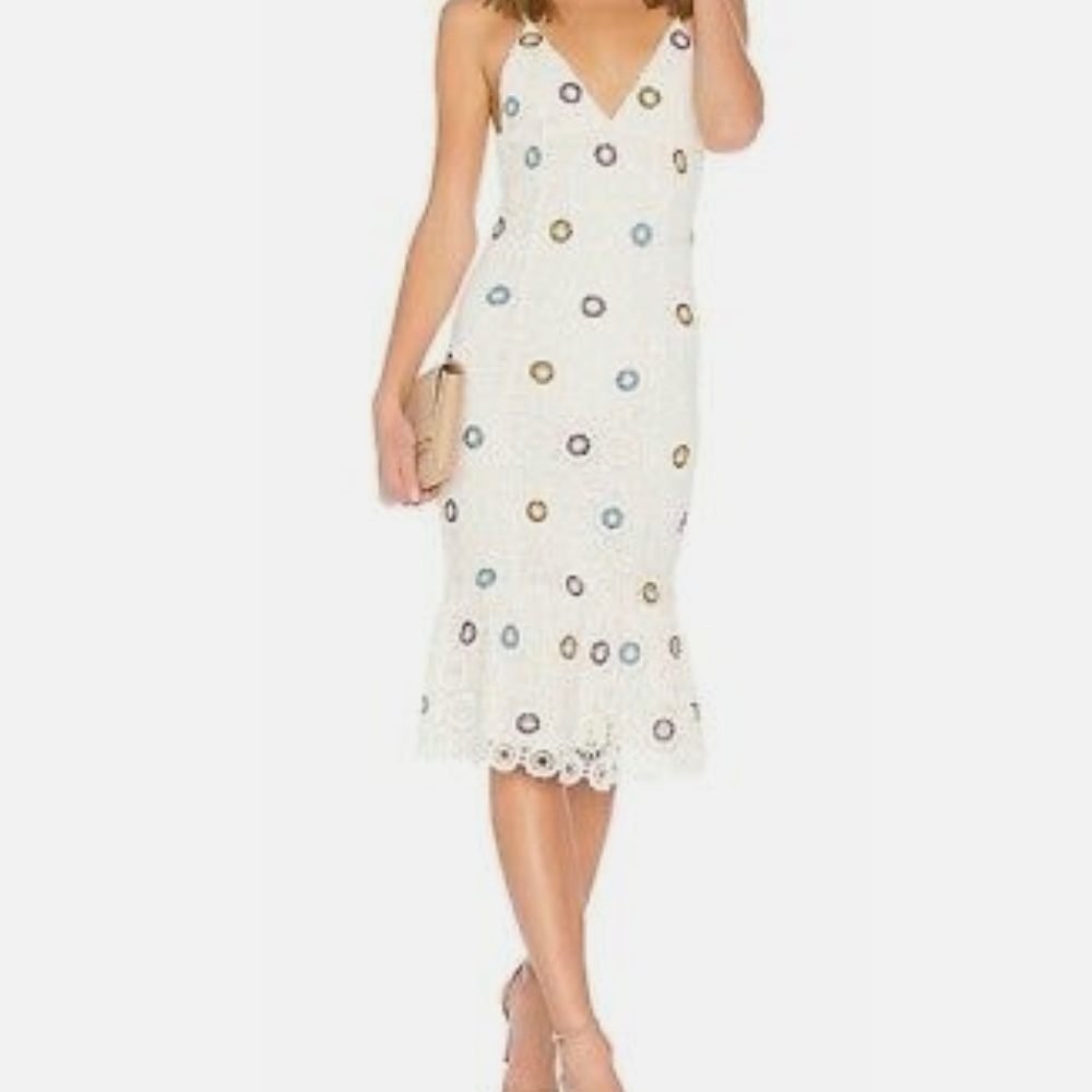 XS Lovers + Friends Iris Crochet Dress